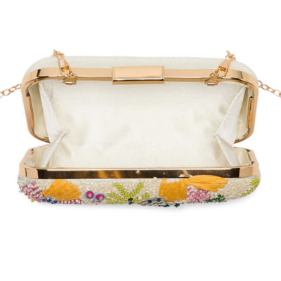 SOL and MER Beaded Clutch Beaded Evening Bag