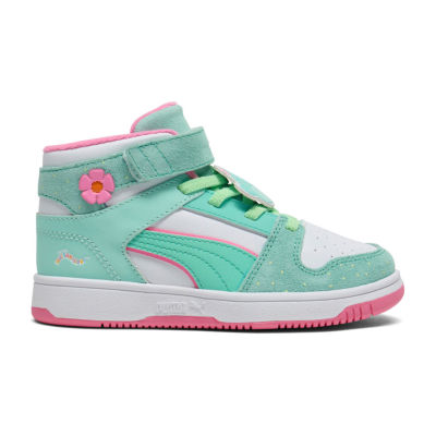 PUMA Rebound Layup Sl Graciela Little Girls Basketball Shoes