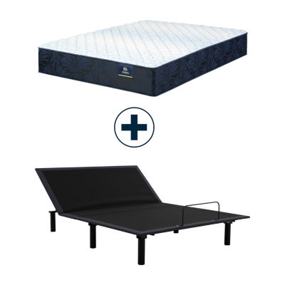 Serta Classic Andria 12.5" Firm Tight Top - Mattress + Adustable Base