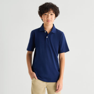 Thereabouts Little & Big Kid Boys Short Sleeve Regular Fit Polo Shirt