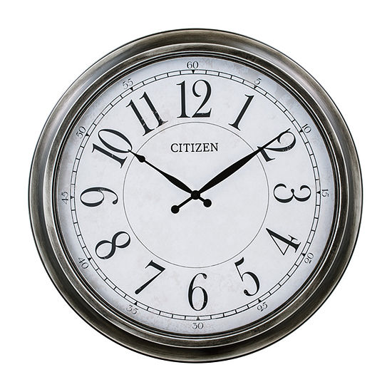 Citizen White Engraveable Wall Clock Cc2048
