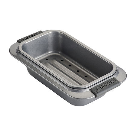 Anolon Advanced 9X5 2-pc. Crisper Non-Stick Loaf Pan, One Size, Gray