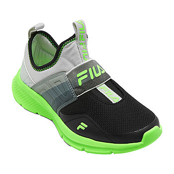 Fila Landbuzzer Ombre Little & Boys Running Shoes, Color: Black Gray Green - JCPenney