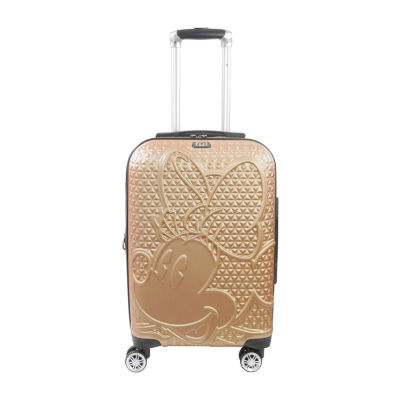 ful Disney Minnie Mouse 21" Hardside CarryOn Spinner Luggage, Color Taupe JCPenney