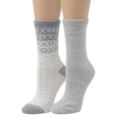 Cuddl Duds 2 Pair Boot Socks Womens JCPenney