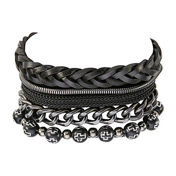 Men's Bracelet Set - Men's Silver Bracelet - Men's Chain Bracelet - Men  Jewelry