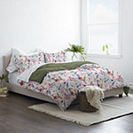 Casual Comfort Watercolor Floral Lightweight Reversible Comforter Set