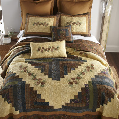 Donna Sharp Cabin Raising Pinecone Quilt