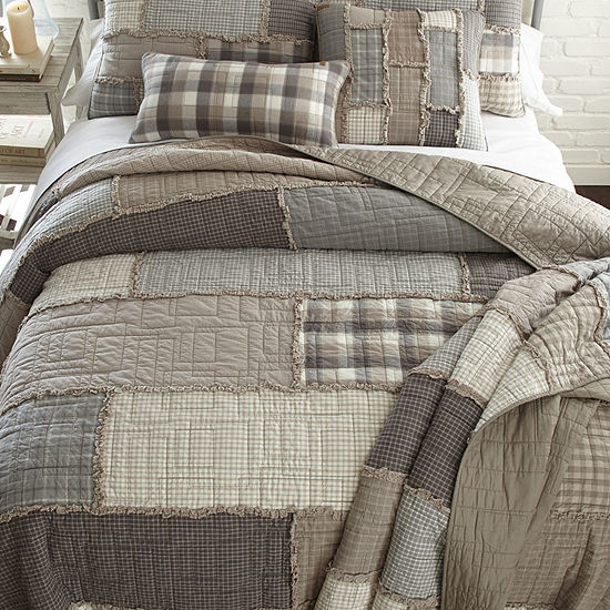 Donna Sharp Smoky Cobblestone Quilt, Color: Taupe Gray - JCPenney