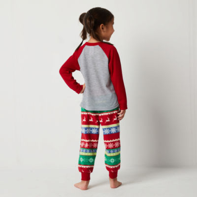 North Pole Trading Co. Elves Family Womens Tall Long Sleeve 2-pc. Pant  Pajama Set