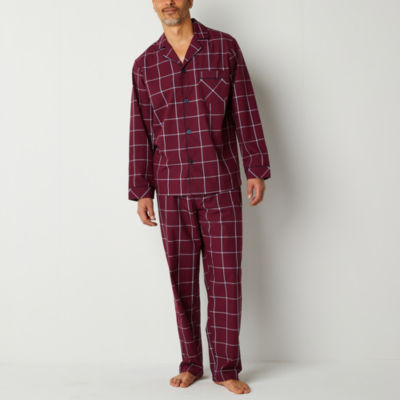 Stafford Mens Long Sleeve 2 pc. Pant Pajama Set Pueblo Mall