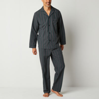 Stafford Modal Mens Long Sleeve 2-pc. Pant Pajama Set