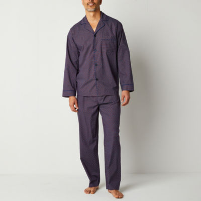 St. John's Bay Mens Big Long Sleeve 2-pc. Pant Pajama Set - JCPenney