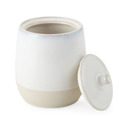 Avanti Casual Stoneware Bathroom Canister