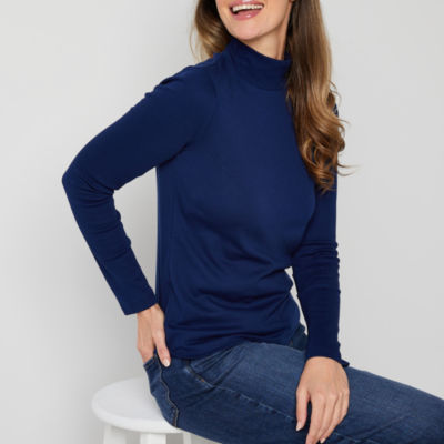 St john's bay outlet women's long sleeve shirts