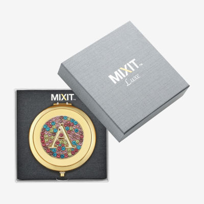 Mixit Gold Tone Compact Mirror