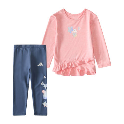 adidas Baby Girls 2-pc. Legging Set