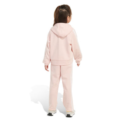 adidas Toddler Girls 2-pc. Fleece Pant Set