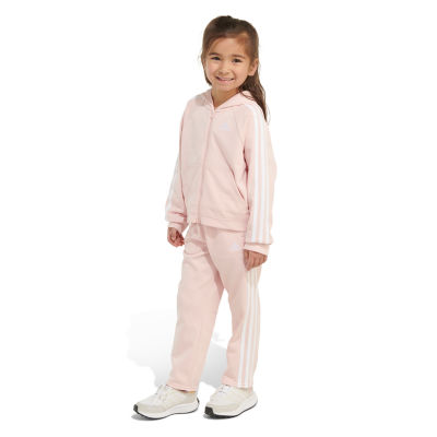 adidas Toddler Girls 2-pc. Fleece Pant Set