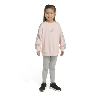 adidas Little Girls 2-pc. Legging Set