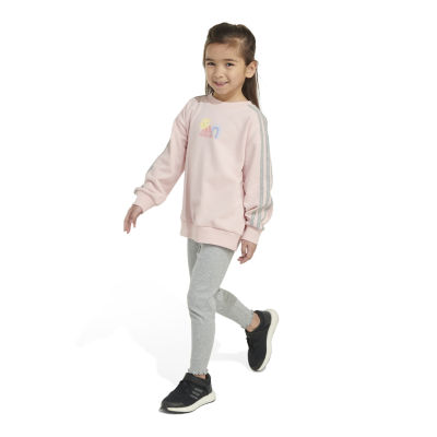 adidas Little Girls 2-pc. Legging Set