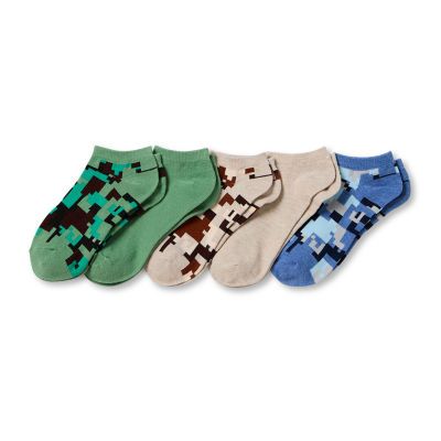 Thereabouts Little & Big Boys 10 Pair Low Cut Socks