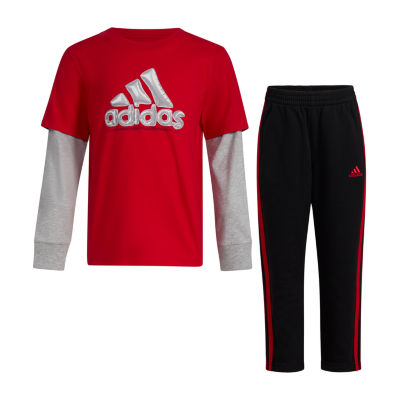 adidas Big Boys 2-pc. Pant Set