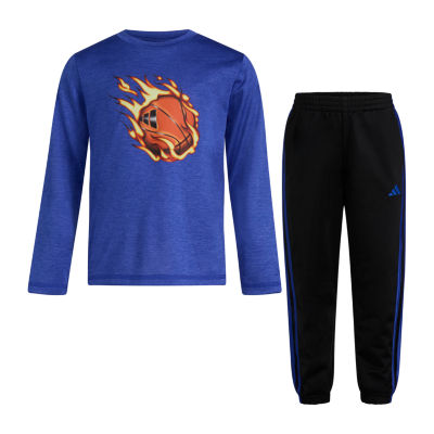 adidas Little Boys 2-pc. Pant Set