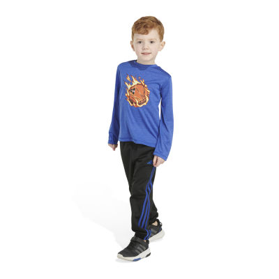 adidas Little Boys 2-pc. Pant Set