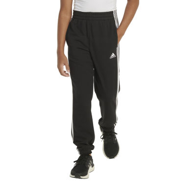 adidas Big Boys Mid Rise Cuffed Jogger Pant