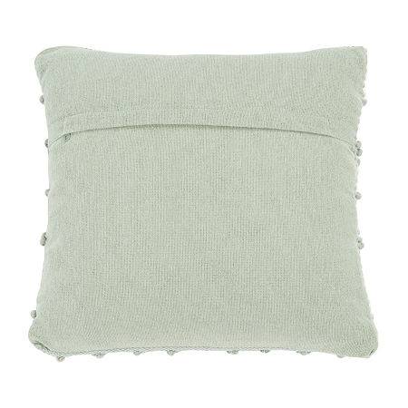 Safavieh Adalia Square Throw Pillow, One Size, Green