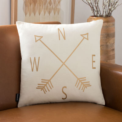 Safavieh Compass Square Throw Pillow