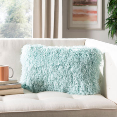 Safavieh Shag Modish Metallic Rectangular Throw Pillows