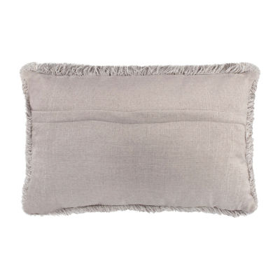 Safavieh Shag Modish Metallic Rectangular Throw Pillow