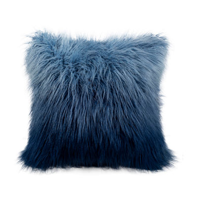 Safavieh Faux Flokati Square Throw Pillow