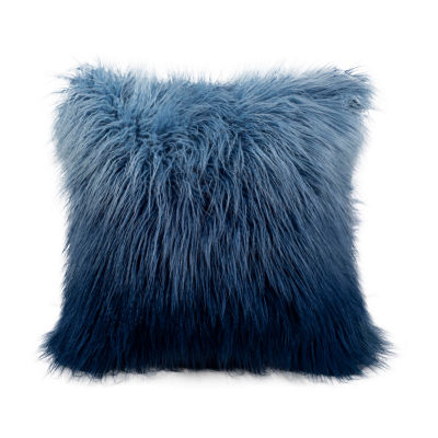 Safavieh Faux Flokati Square Throw Pillow