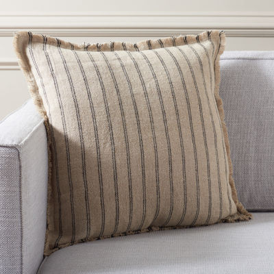 Safavieh Arden Linen Square Throw Pillow