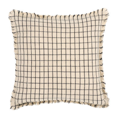 Safavieh Raie Linen Square Throw Pillow