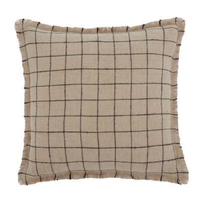 Safavieh Alita Linen Square Throw Pillow