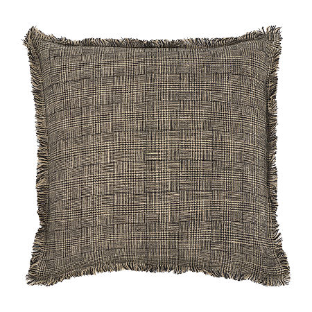 Safavieh Inara Linen Square Throw Pillow, One Size, Black