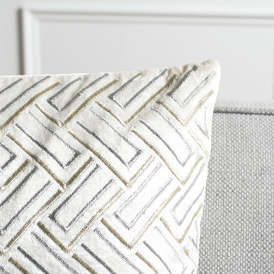 Safavieh Metallic Square Throw Pillows