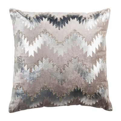 Safavieh Sophia Flamestitch Square Throw Pillow