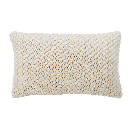 Safavieh Abella Rectangular Throw Pillow, One Size, White