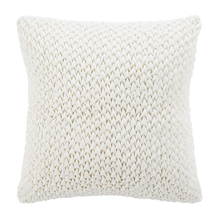 Safavieh Abella Square Throw Pillow, One Size, White