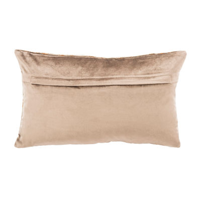 Safavieh Edmee Metallic Rectangular Throw Pillow