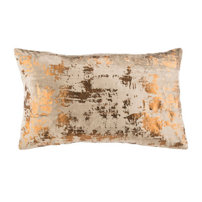 Safavieh Edmee Metallic Rectangular Throw Pillow