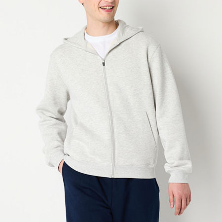 Xersion Cotton Fleece Mens Long Sleeve Hoodie, Xx-large, Beige