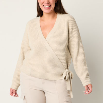 Stylus Womens Long Sleeve Pullover Sweater