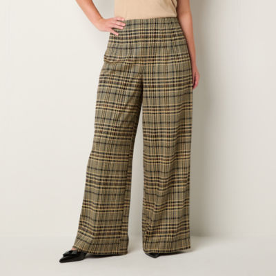 Worthington Womens High Rise Wide Leg Palazzo Pant