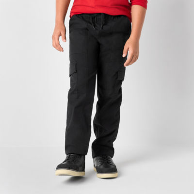 Thereabouts Little & Big Boys Pull-On Jogger Straight Cargo Pant